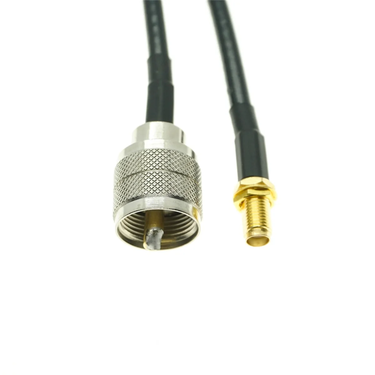 SMA Female To  UHF Male SL16 PL259 SO239 Adapter Jumper Pigtail Coax Cable RG58 cable 12inch~30M