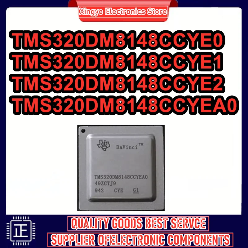 

TMS320DM8148CCYE0 TMS320DM8148CCYE1 TMS320DM8148CCYE2 TMS320DM8148CCYEA0