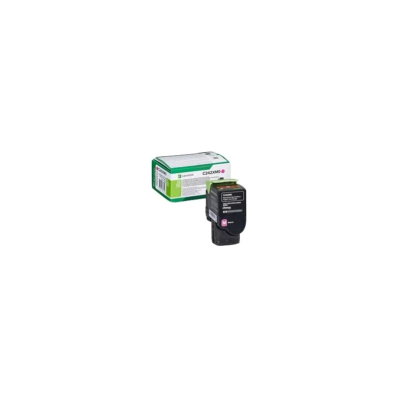 Lexmark C2425/C2535/MC2425/MC2535/MC2640 Magenta Original Toner cartridge-C242XM0 C242XM0 tintasycartuchos.com