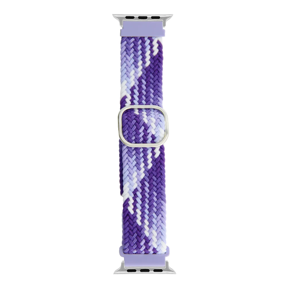 

Loop Nylon Watch Strap with Sliding Metal Buckle For Apple Watch 38 40 41mm & 42 44 45 49mm Quick Release Sport Smart Watch Band