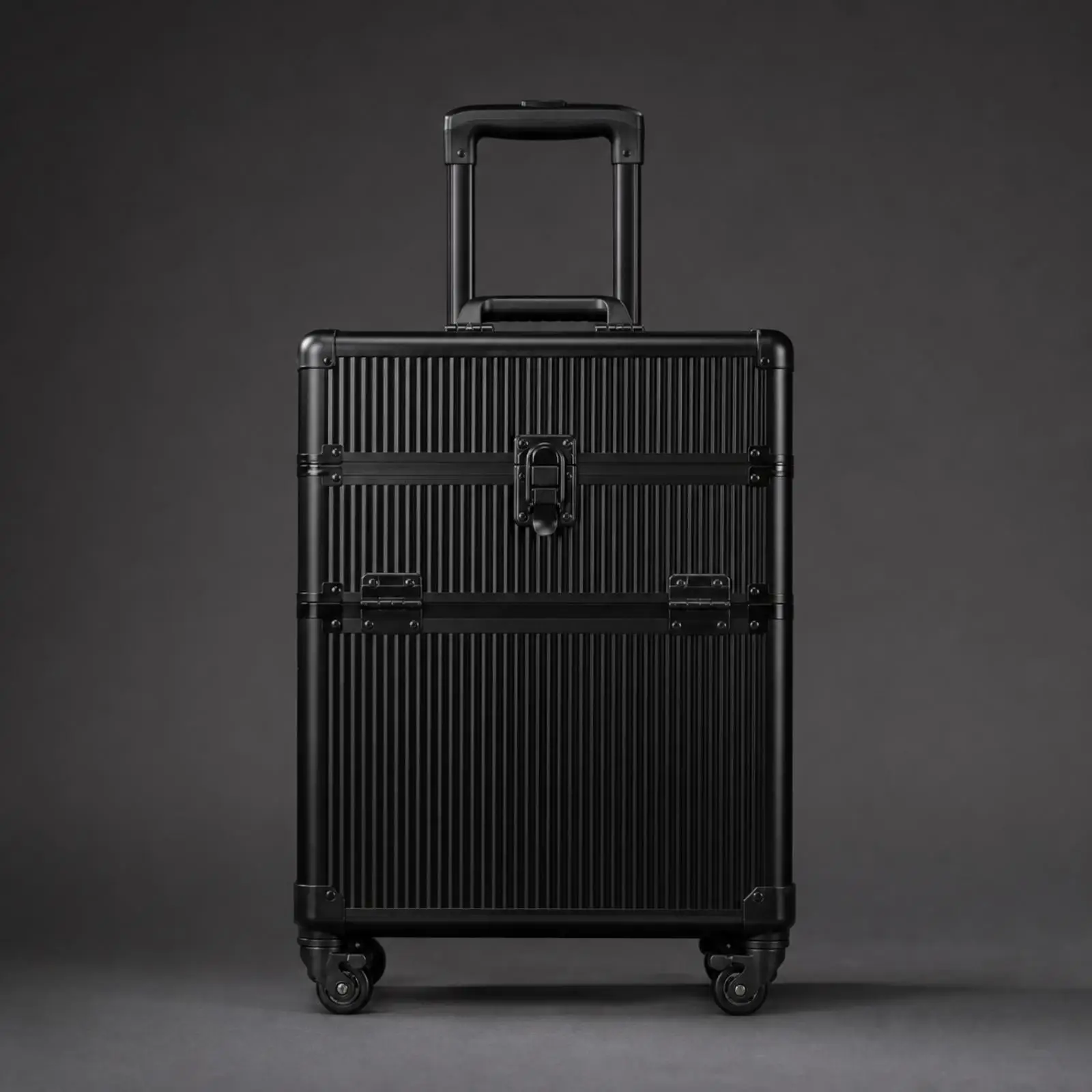 Aluminum Alloy Telescopic Handle Case for Suitcase Trolley Replacement Pull Handle with Rounded Corner Blocks and Smooth Slide