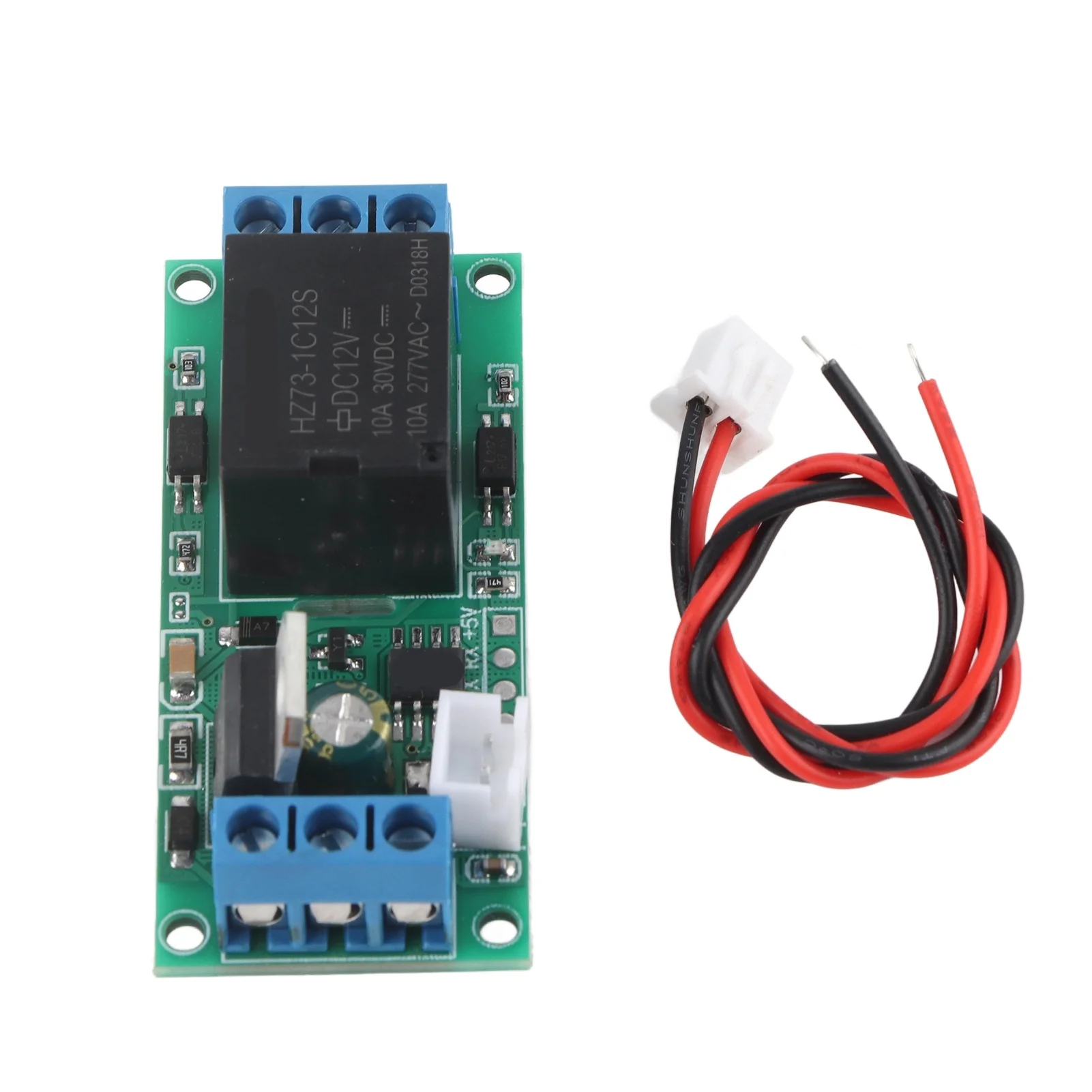 24V Self Lock Switch High Level Trigger Relay Module One Button Start Stop Self Locking