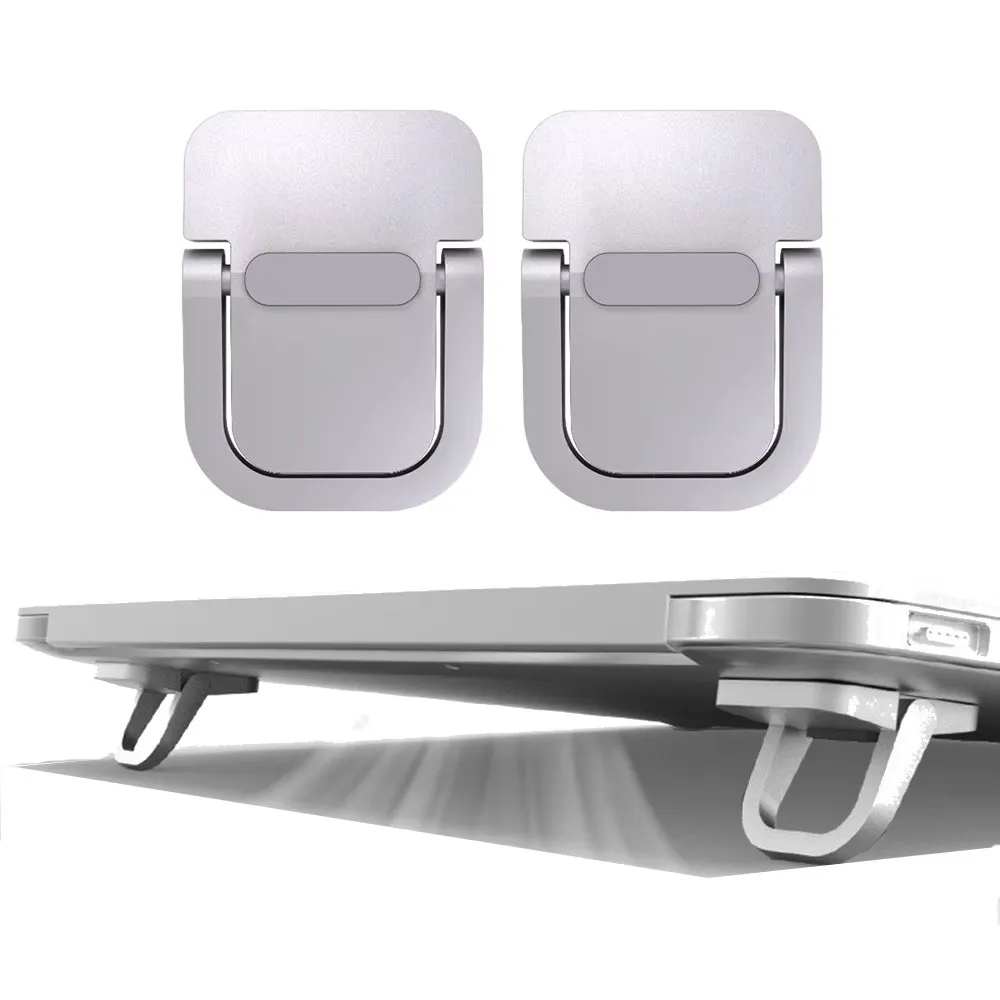 2pcs Keyboard Stands, Mini Laptop Stand for Desk, Portable Laptop Stand Compatible with MacBook Air Pro, Dell XPS, HP More.