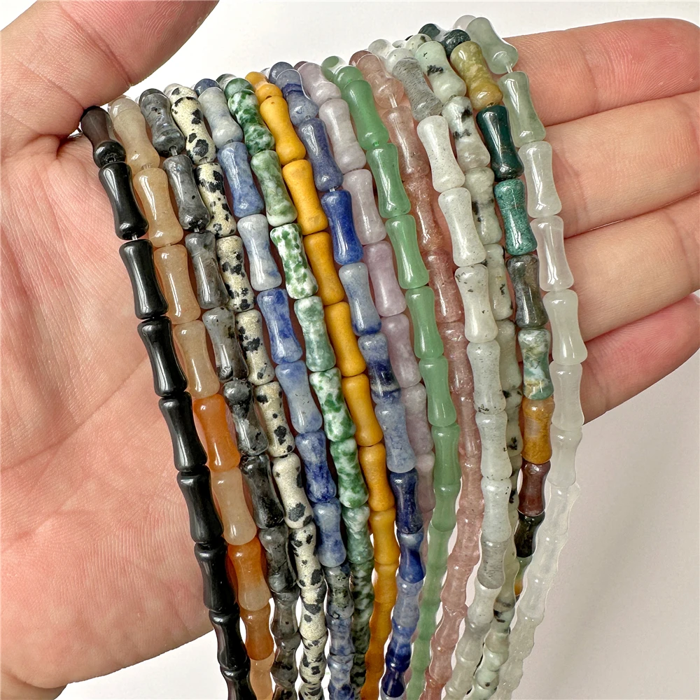 Natuurlijke Bamboe Bot Gezamenlijke Vorm Steen Kralen 5X12Mm Sieraden Accessoires Voor Handgemaakte Ketting Oorbel Armband Vinden Groothandel