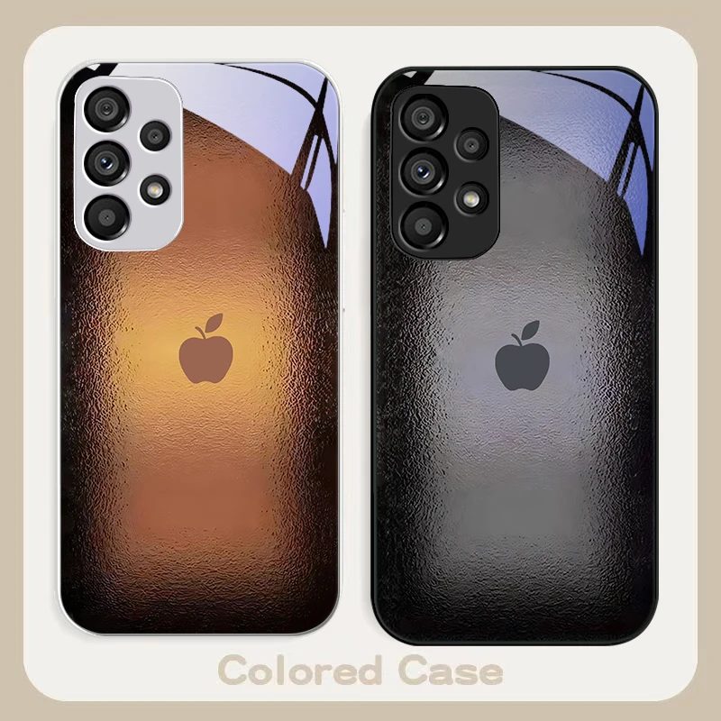 

Texture of frosted glass For Samsung S22 S8 S9 10 20 Ultra S21 Pro S22 Plus S23 FE S24 Ultra S25 Edge S25Ultra Glass Phone Case