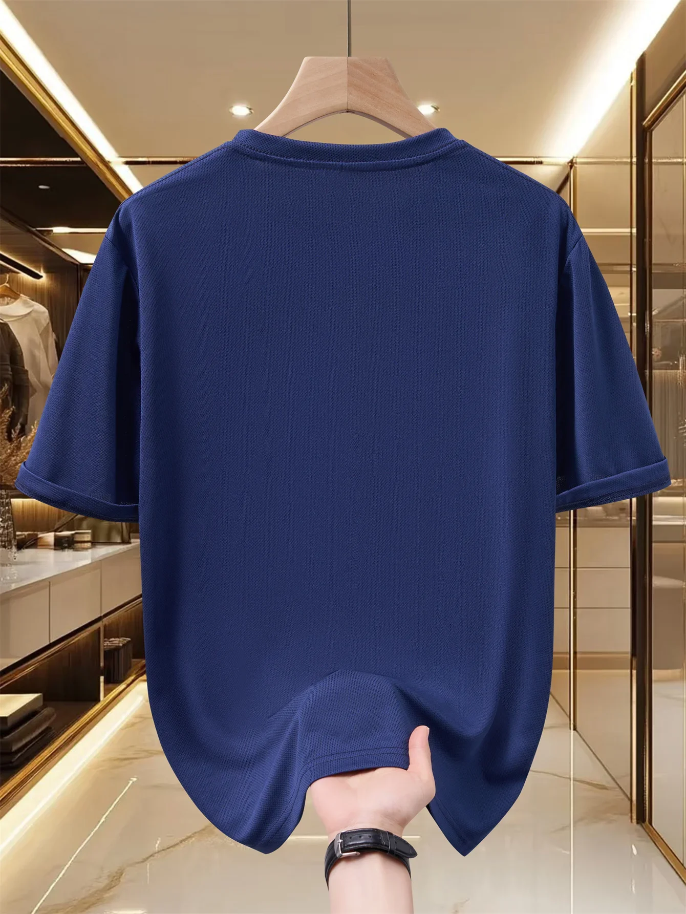 2026 New Men's Casual T-Shirt - Comfortable Round-neck Printed Large Size Shirt - Daily Commuting T - Retro Pattern Streetwear - view 6