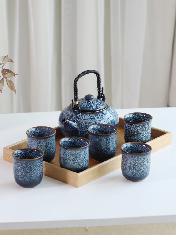 

Современный коврик Cerc Чайный сервиз с ручкой Yao Сменный чайник для домашнего использования Чайный сервиз Clete В комплект входят чашки для питья и чая...