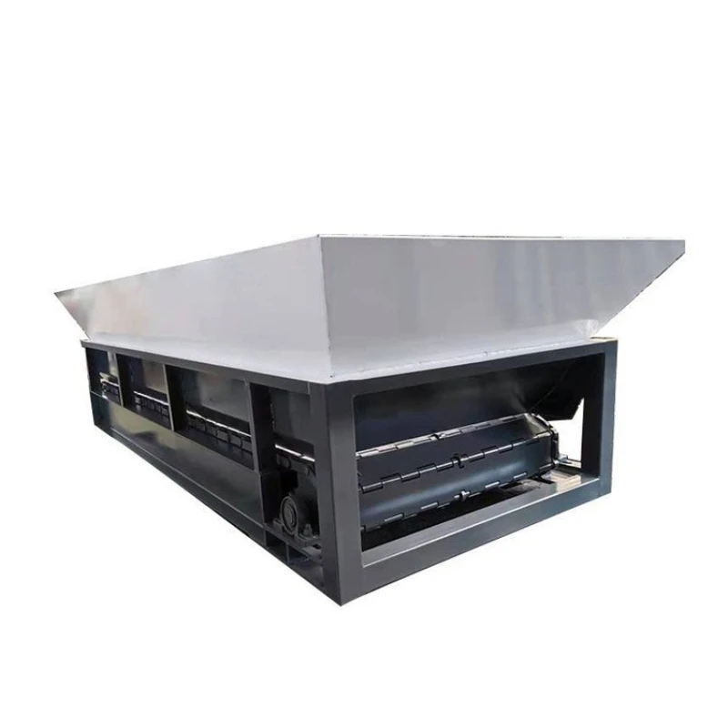 Construction waste assembly line conveyor, impact resistant, conveyor