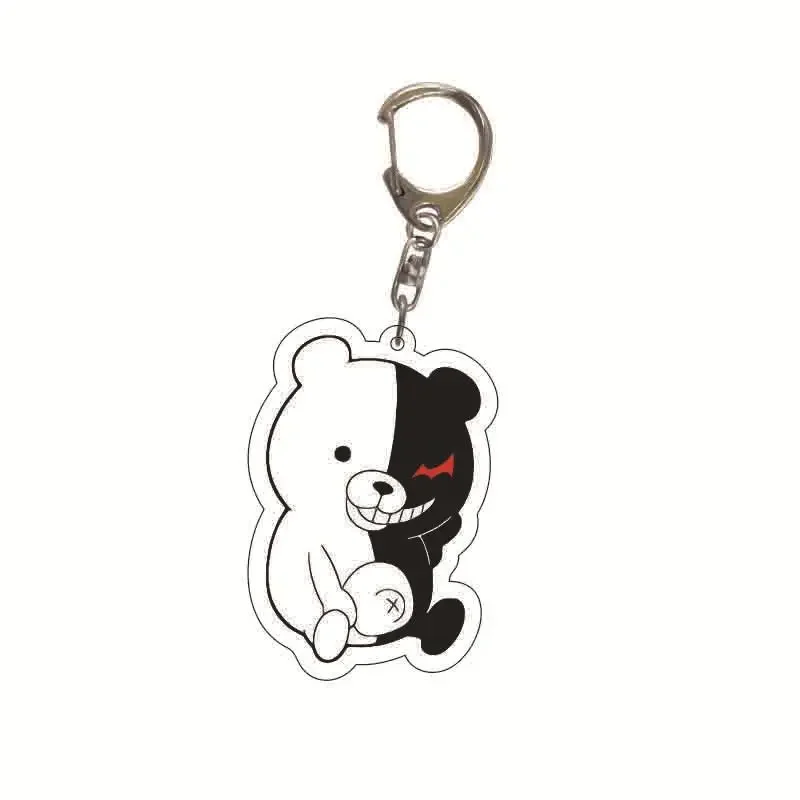 Anime Danganronpa Cosplay Costume Double Sided Acrylic Keychain Collection Anime Game Figures Nanami ChiaKi Key Chain Pendant