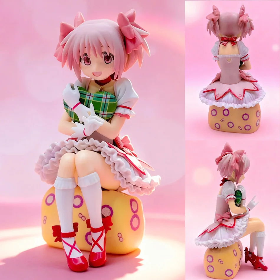 Em estoque Merch de filme de anime de garota mágica |   Estatueta de série colecionável fofa de Kaname Madoka e presente de feriado
