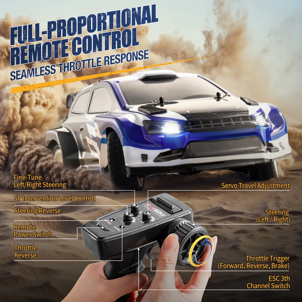 

SY-1203 RC Car 4WD Remote Control Car Off Road 4x4 RC High Speed Buggy Truck Super Brushless Fast Drift Racing Toy Kids Adults