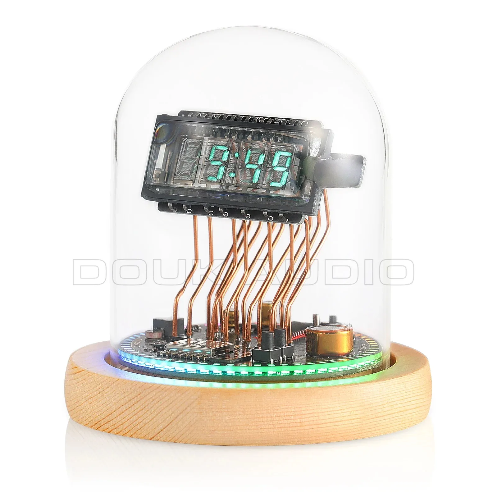 Relógio VFD Retro Referência Nixie Tube Clock WIFI RGB Display LED Decoração de mesa Presente Mantel para casa