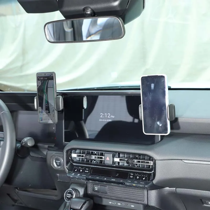 

Suetlcoity для Toyota Land Cruiser Prado 24-25, центральная консоль, навигационный экран, ящик для хранения, держатель для телефона, автомобильные аксессуары