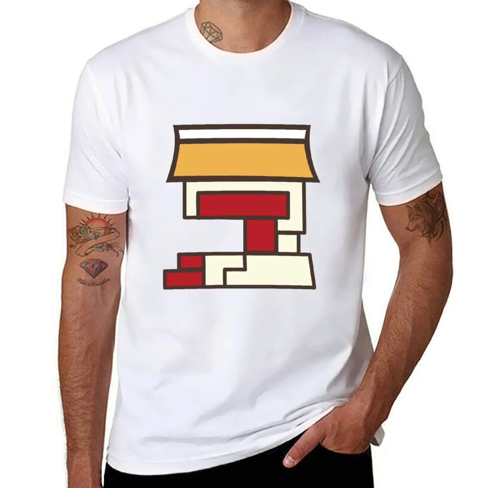 

Aztec Calli (House) T-Shirt t shirts for man pack white men t shirt cotton 100% T-Shirt