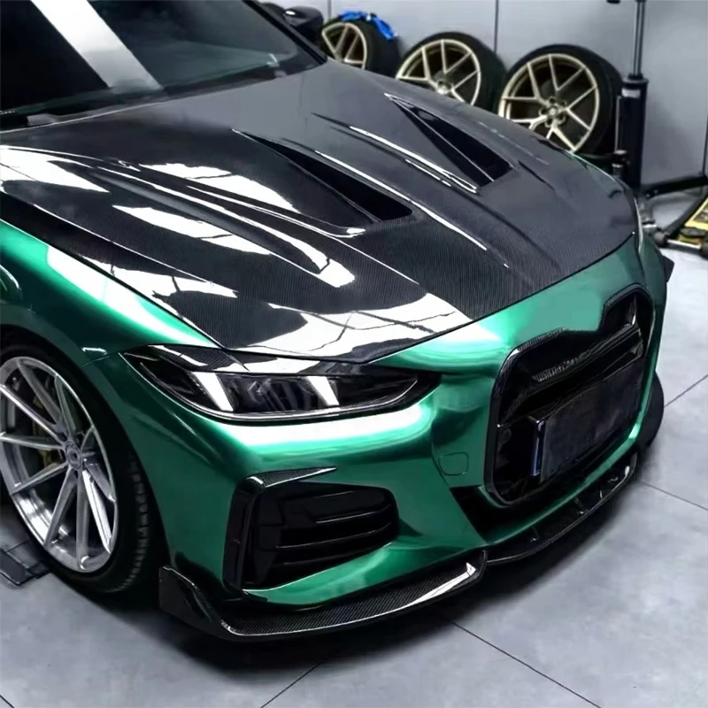 Front Engine Bonnet Hood N Style Dry Carbon Fiber Panel Automotive Exterior Modification Body Kit For 2020-2026 G22 G23 G26 4 Se