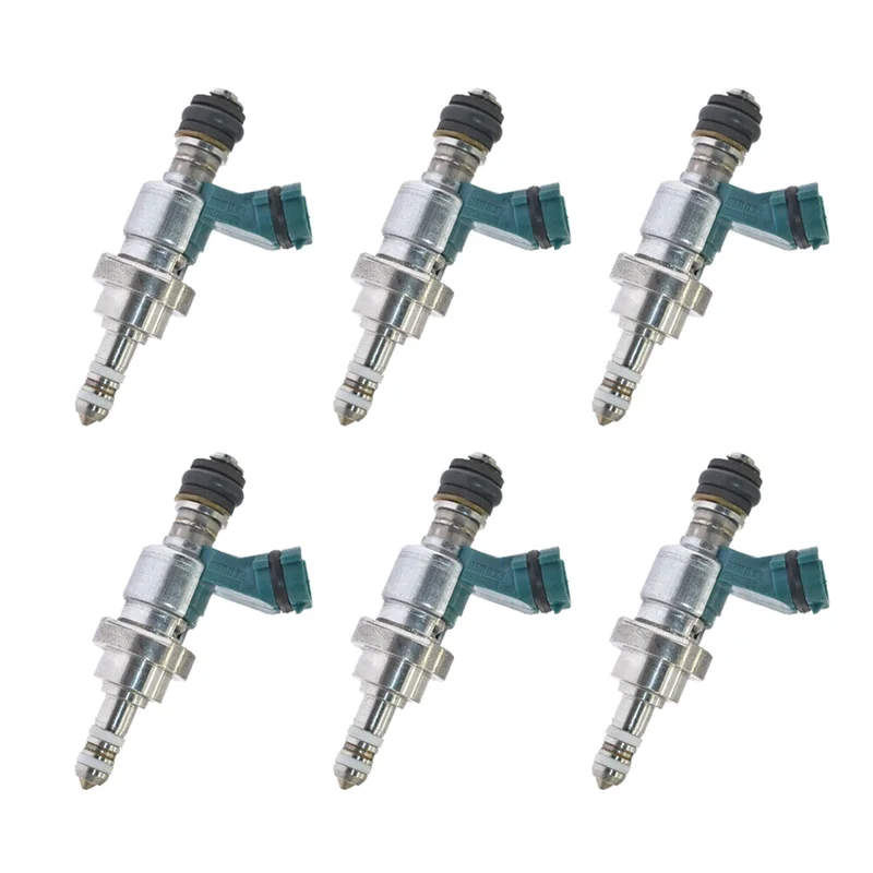 6X 23250-31020 Fuel Injector Nozzle Fit for Toyota Mark Brown Lexus IS250 GS300