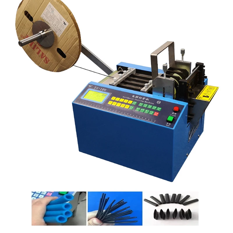 

Microcomputer Automatic Pipe Cutter Hot Tube Cutting Machine Tube/Plastic Adhesive PVC Heat Shrink Slitting Machine