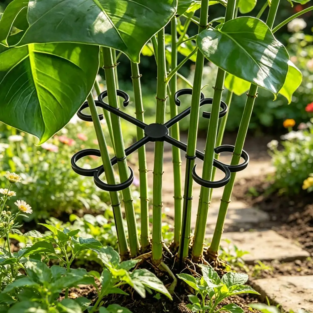 Plant Growth Support Flower Stem Holders Reusable Plant Growth Accessories Climbing Stem Holders Durable Plant Ties