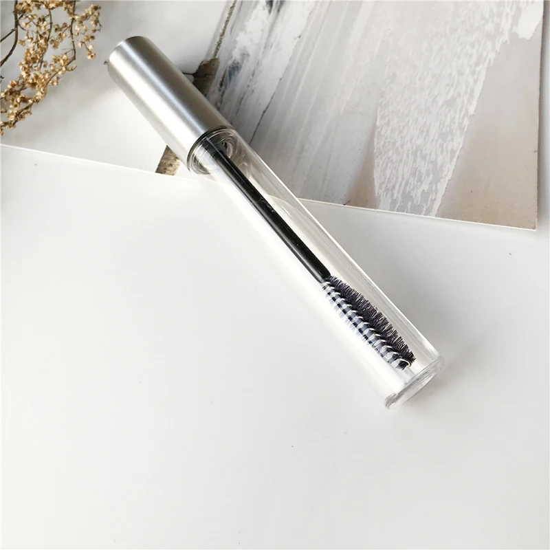 أنبوب ماسكارا فارغ ، قارورة كريم الرموش ، حاوية زجاجة سائلة ، تعبئة ماسكارا لمستحضرات التجميل ، سدادة بغطاء فضي ، علامة تجارية جديدة #4