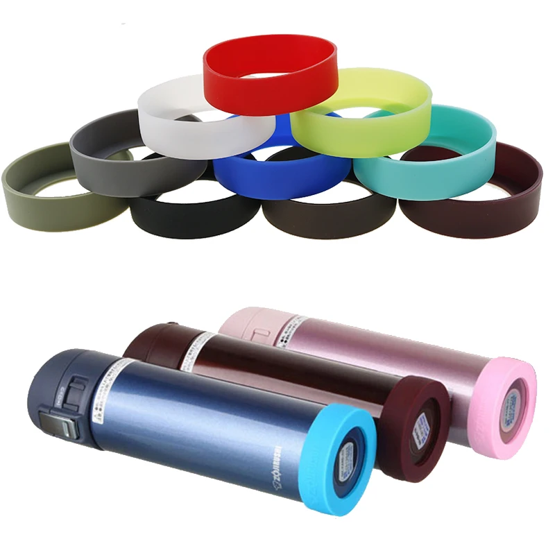 1PCS 6.5CM Silicone Cup Bottom Protective Case Cover Holder Thermos Base   From Impacting Not Deformed Good Toughness Odorless - Image 6