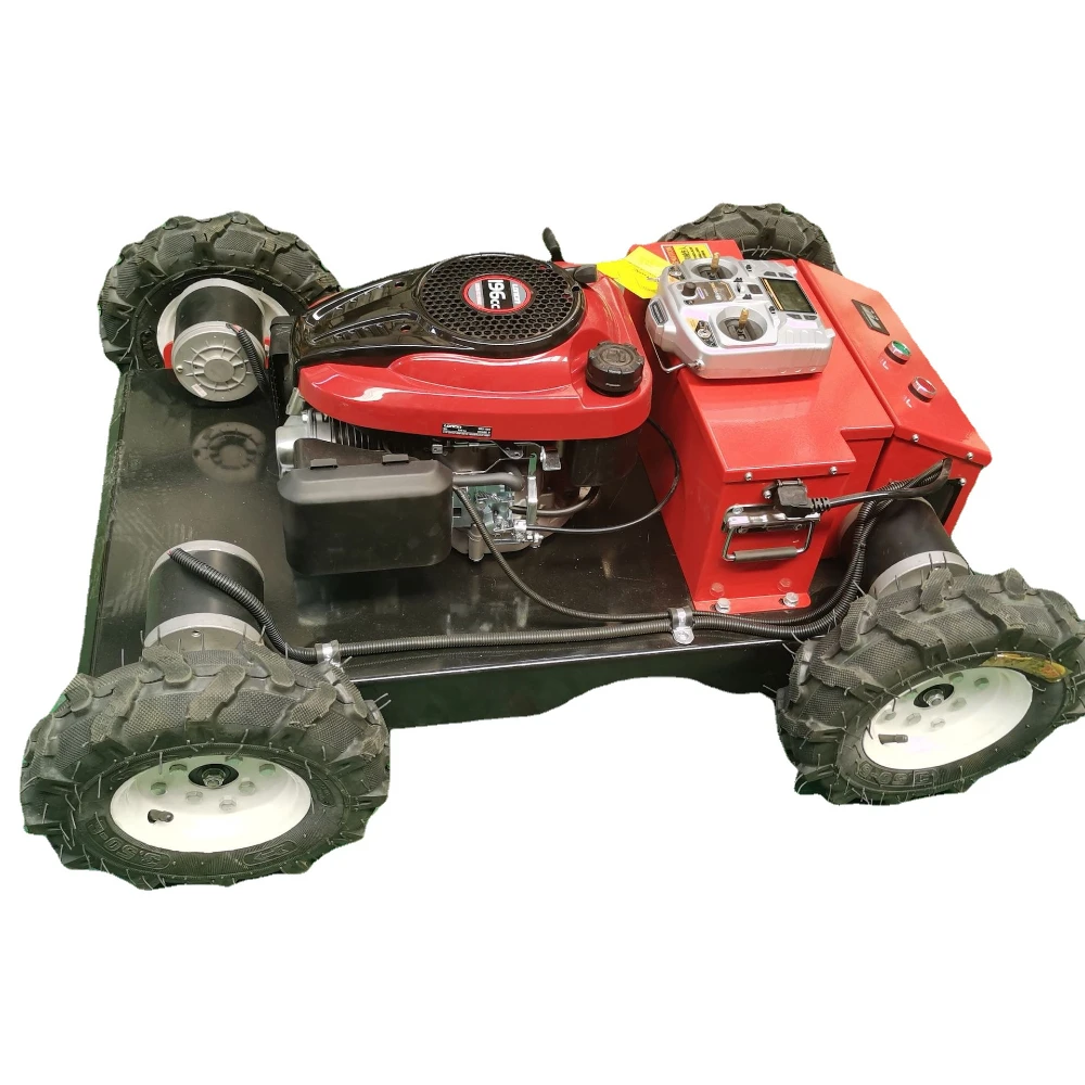 Robot Lawn Mower Wheeled Small Remote Control Four-wheel Drive 7.5 Horsepower Orchard Farm Pasture Lawn Mower Machine