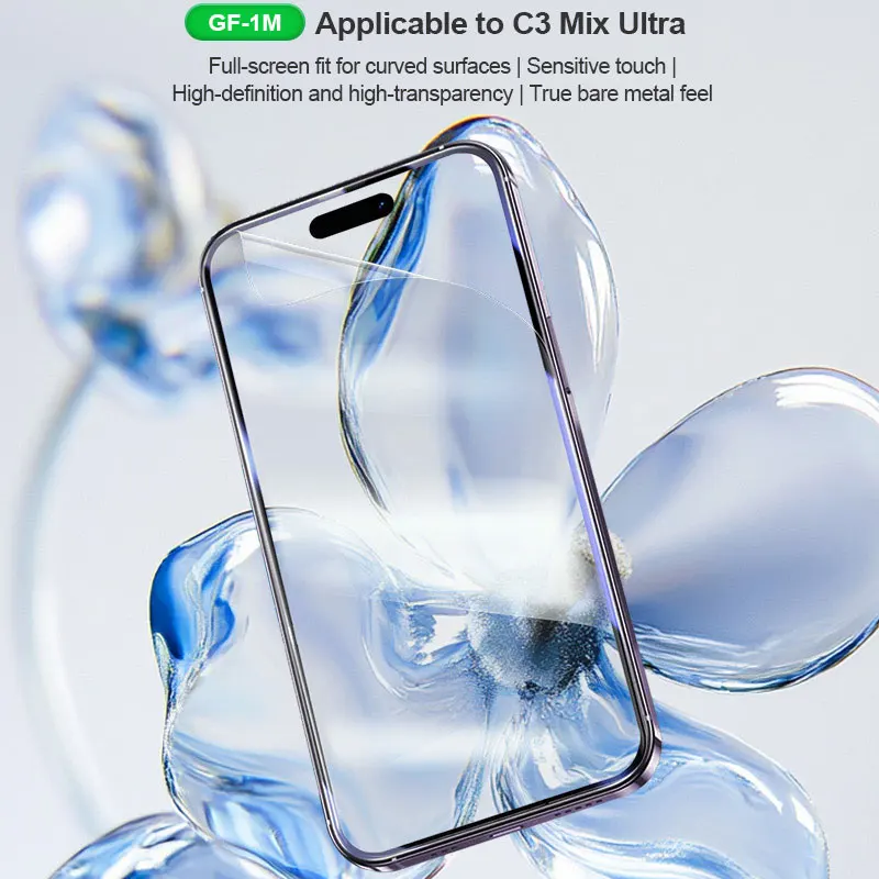 RELIFE GF-1M GF-5MS GF-6M GF-7MU GF-8M HD/Privacy/UV-Hydrogel-Folie zum Schutz des Telefonbildschirms, anwendbar auf C3 Mix Ultra – Detail 2
