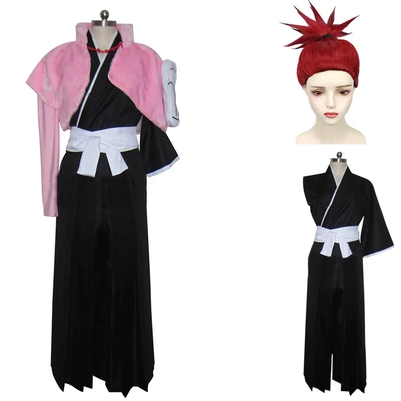 Anime Abarai Renji Cosplay Costume wig Custom Made