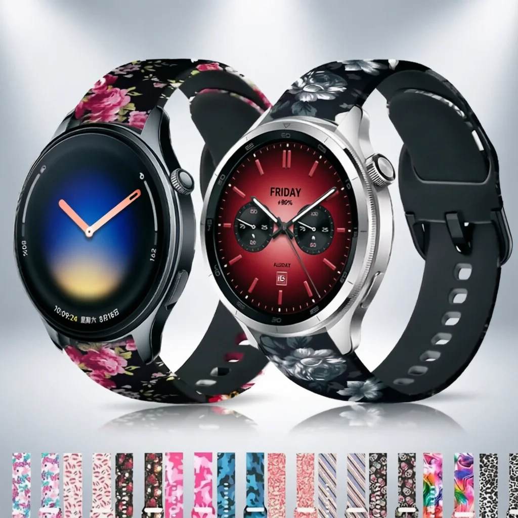 Printing Silicone Strap For Xiaomi Watch 2 Pro Band 22mm Quick Release Bracelet For Xiaomi Watch S4 S3 S2 S1 Mi Color 2 Watch 5