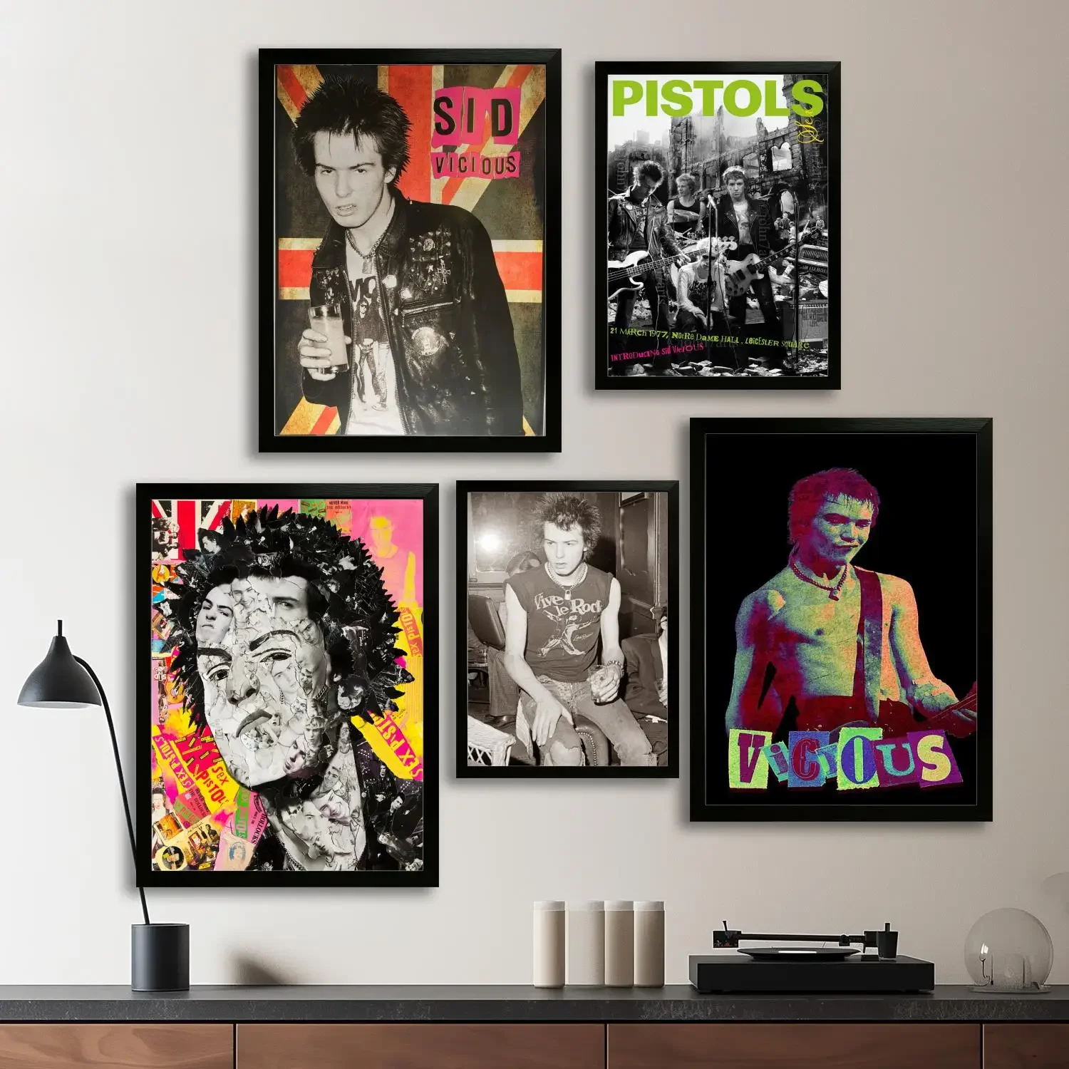 sid vicious Canvas Art Poster and Wall Art, Picture Print, Modern Family Bedroom Decor,Decorative painting