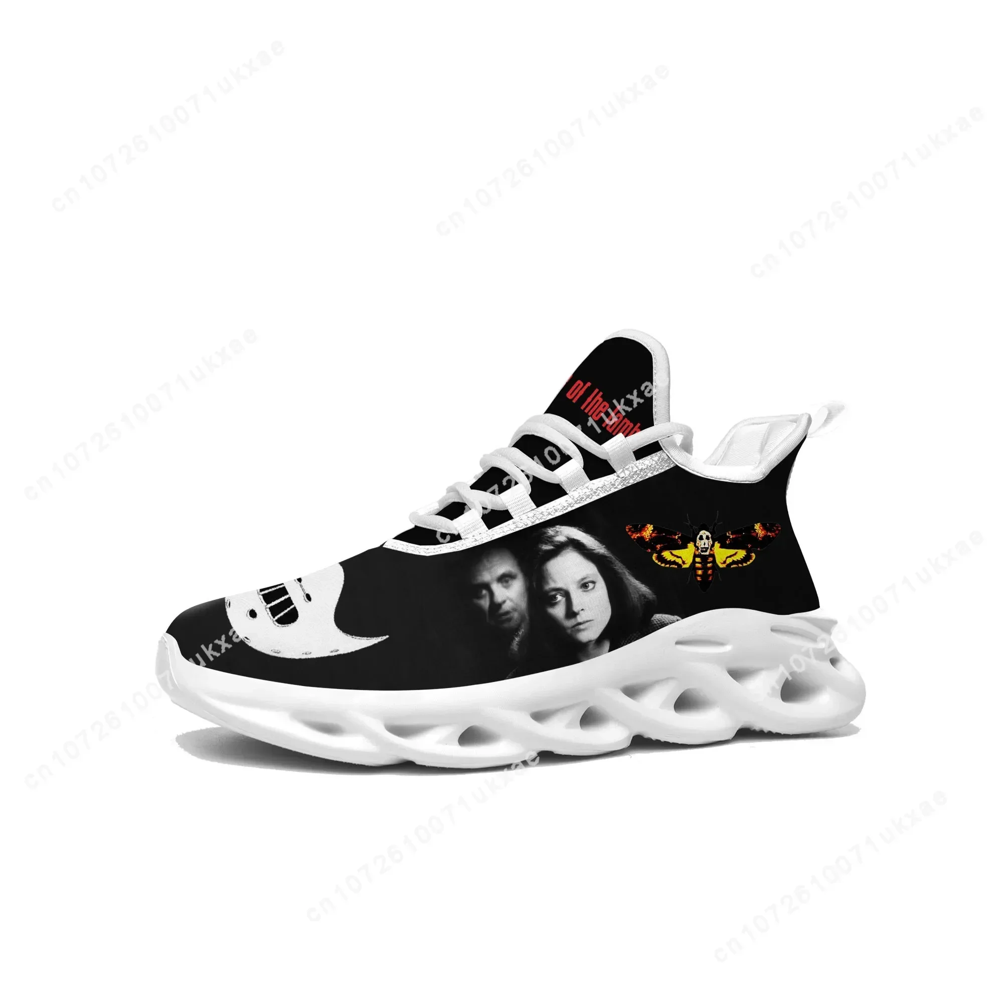 Silence of The Lambs Flats Sneakers Mens Womens Sports Shoes High Quality Hannibal Sneaker Lace Up Mesh Footwear Custom Shoe