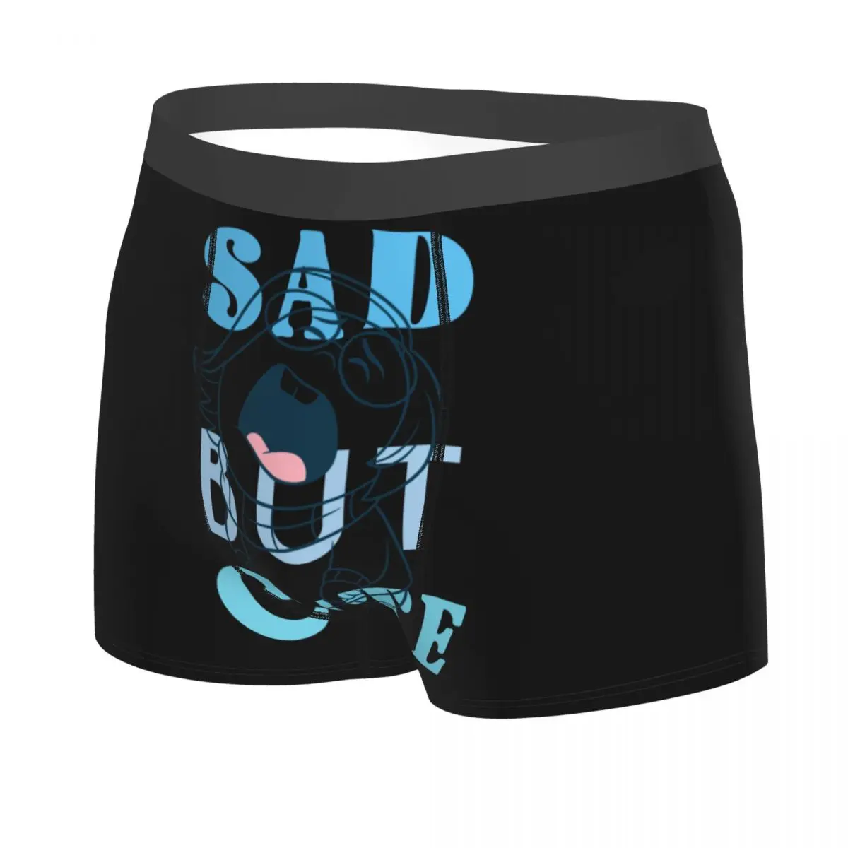 Custom Inside Out Sad But Cute Boxer Shorts For Men 3D Print Underwear Panties Briefs Stretch Underpants