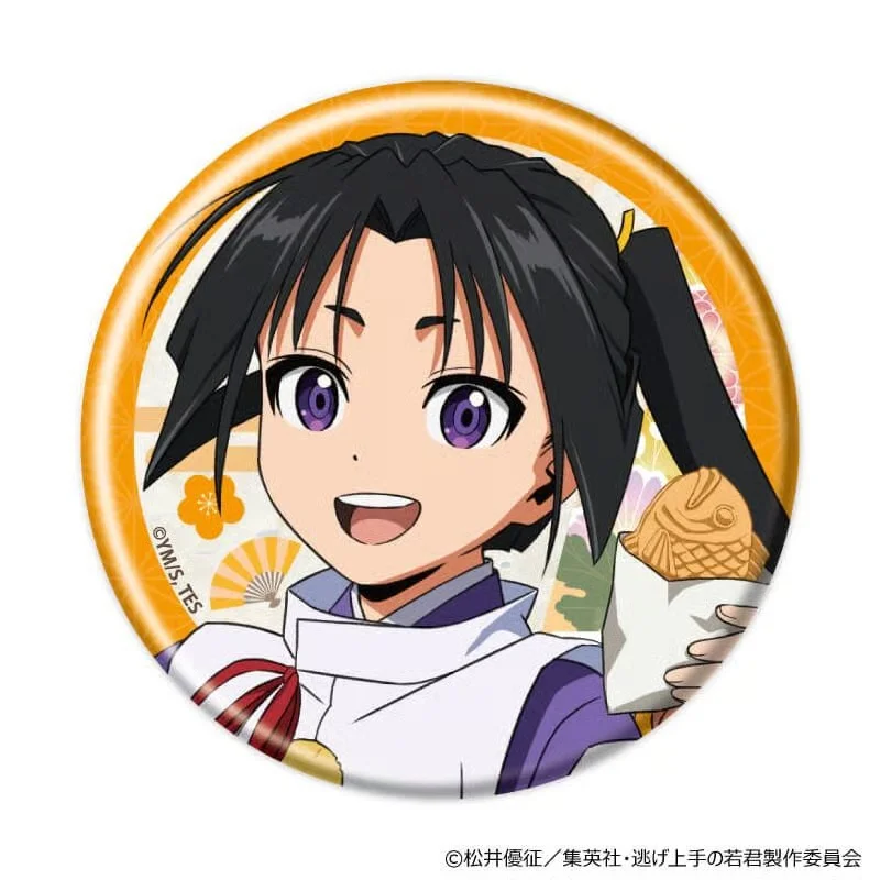 Anime The Elusive Samurai Shizuku Hōjō Tokiyuki circle Acrylic Pendant Keychains bag decorations cartoon character Fans Gifts