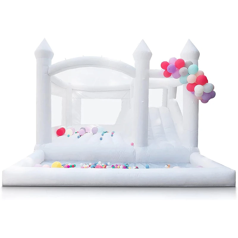 4.5M 인플레이터블 바운스 하우스 슬라이드 옥스포드 점핑 캐슬 어린이용 바운시 캐슬 아기 생일 파티 야외용