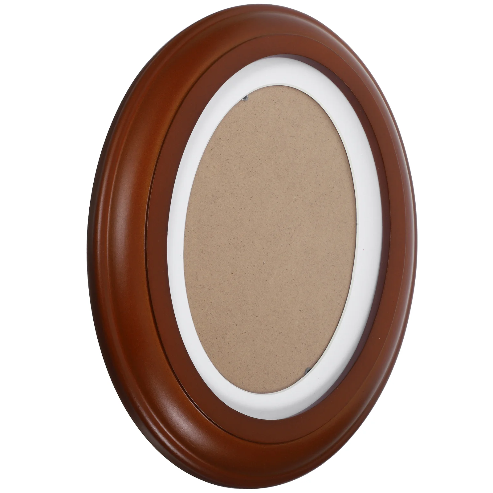 

Solid Wood Wall Hanging Photo Frame Decoration Picture Frames Classic Wooden Oval Vintage