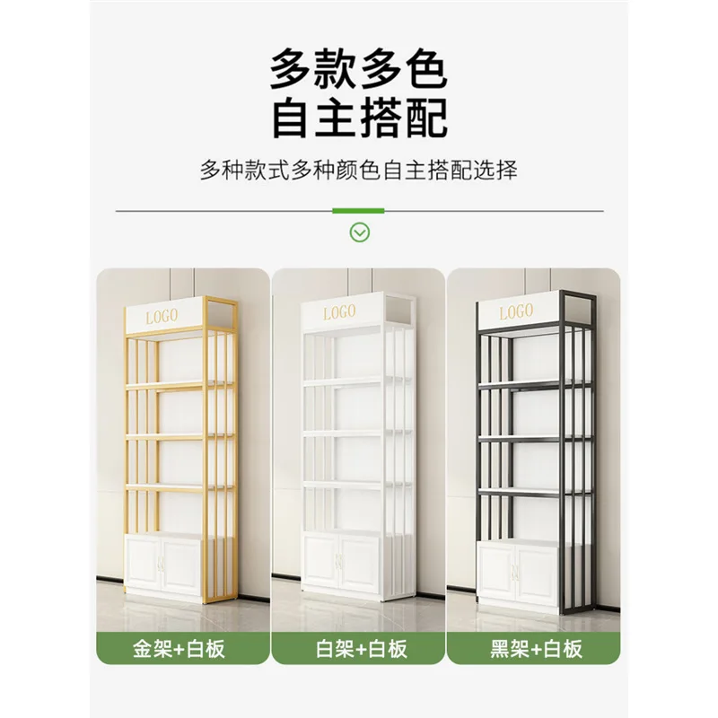 Custom. Display Cabinet Cosmetics Shelf Display Rack Multi-Layer Nail Art Container Beauty Salon Product Shelf Showc