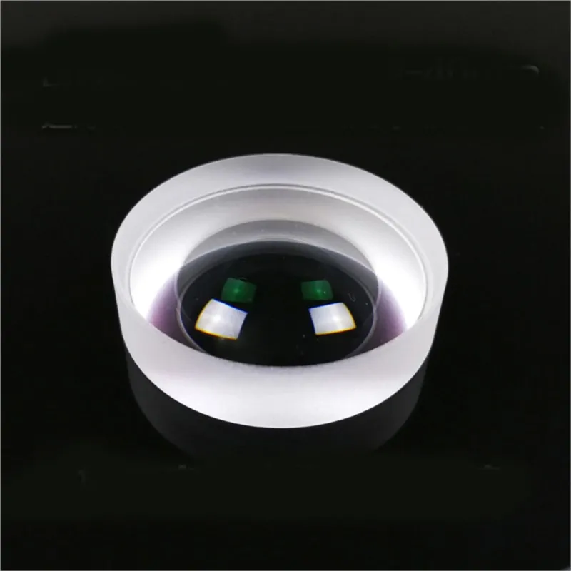 1pc Glass Optical Test Concave Lens 42mm Diameter -40mm Focal Length Glass Optical Instrument Triple Prism For Sensors