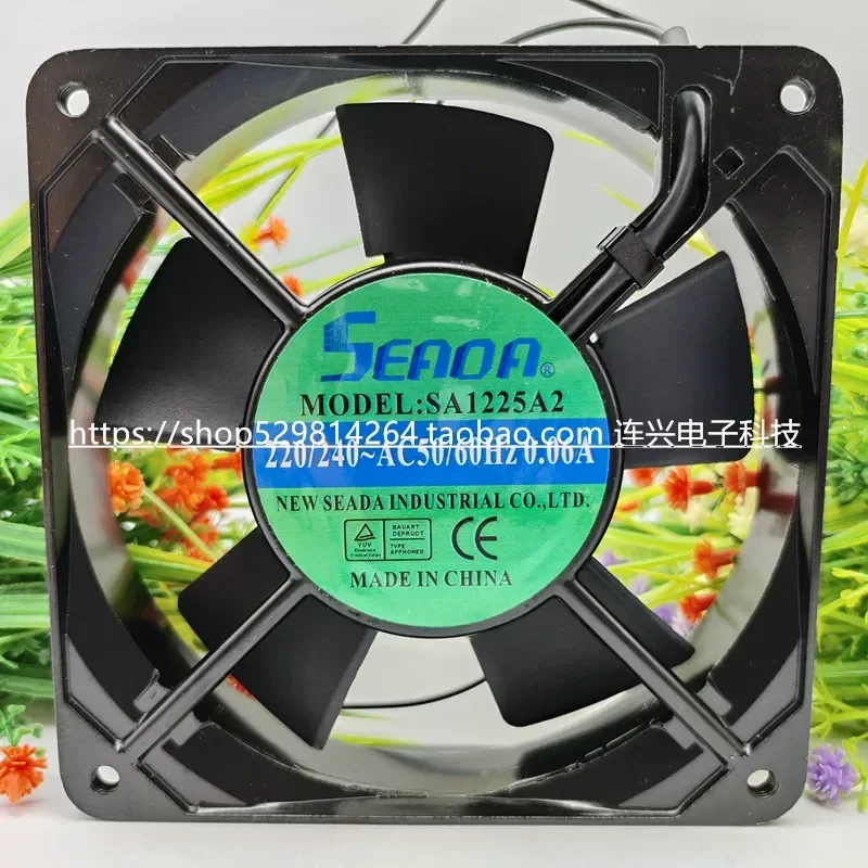 for SEADA SA1225A2 120mm AC 220V Cooling Fan 12CM Solid Crystal Machine Fan for Industrial Equipment Ventilation