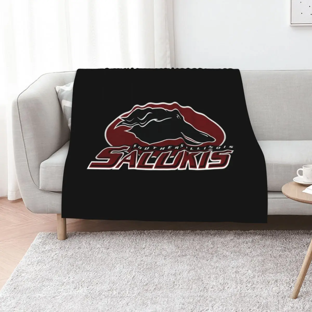 southern illinois salukis shirt Throw Blanket For Baby Single Comforter blankets ands wednesday warm for winter Blankets