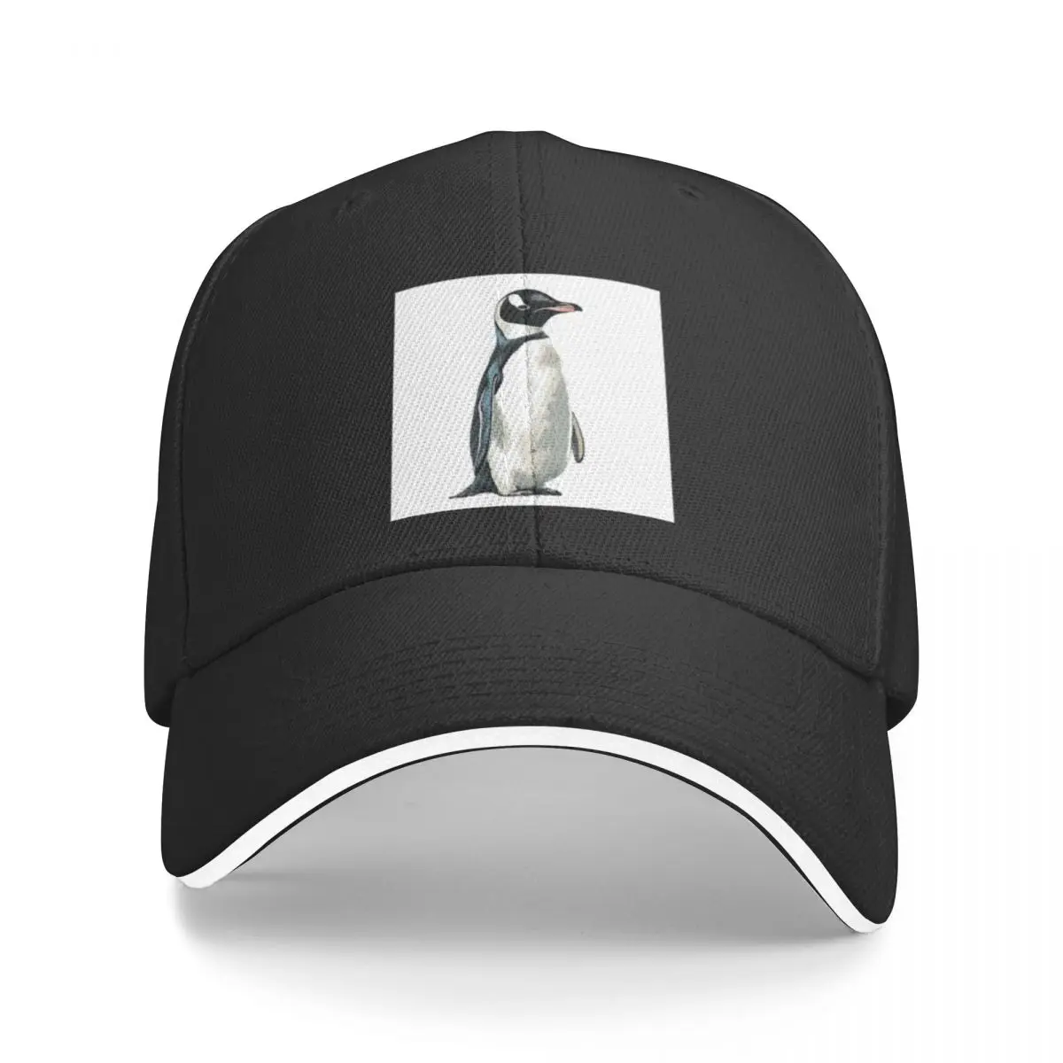 Penguin White Background - Animal White Background Collection, Pet, Animal, Penguin A Baseball Caps Hat