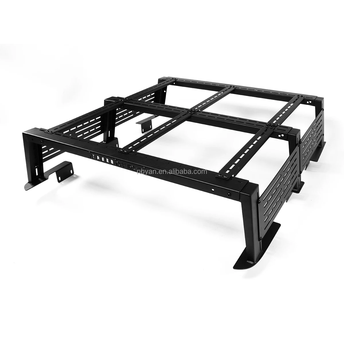 Steel Multi-Function No-Drill Overland Rack for Jep Gladiator JT Off-Road Bed Cargo Carrier Bracket