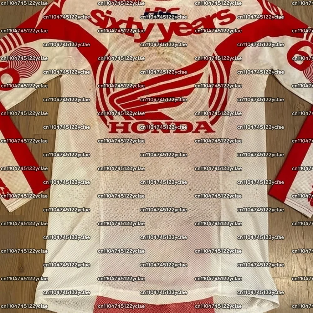 

Honda Off-road Motorcycle Jersey Sixty yearsMountain #23 Vintage Long Sleeved T-Shirt Top Daily Quick Drying Breathable Clothing