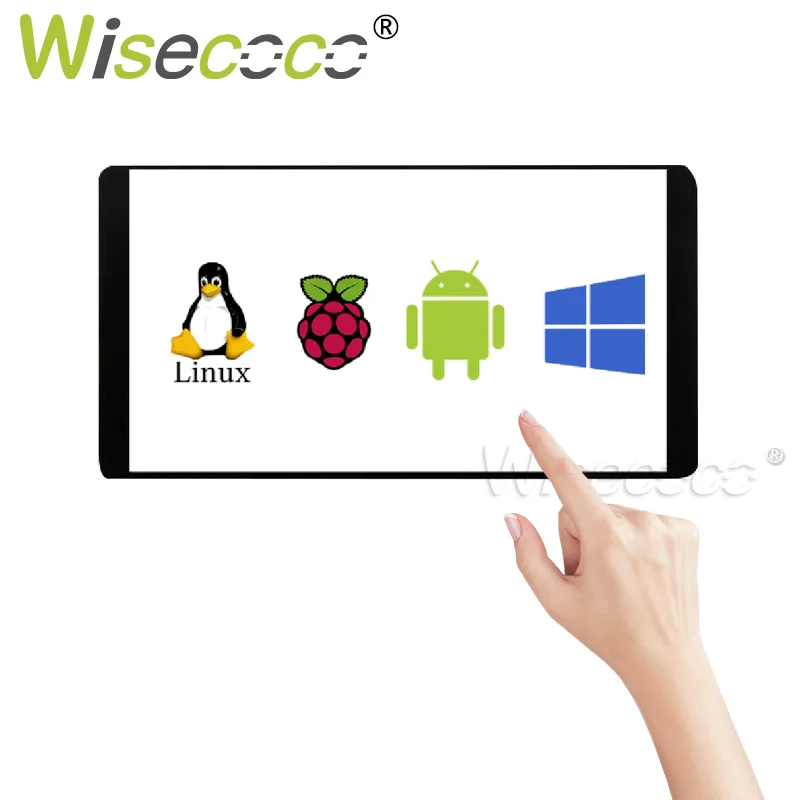 Monitor OLED FHD 5.5 Inci Layar Raspberry Pi Semua Dalam Satu Layar 1920X1080 LCD Layar Sentuh Modul Kotak Permainan Tampilan Port Tipe C