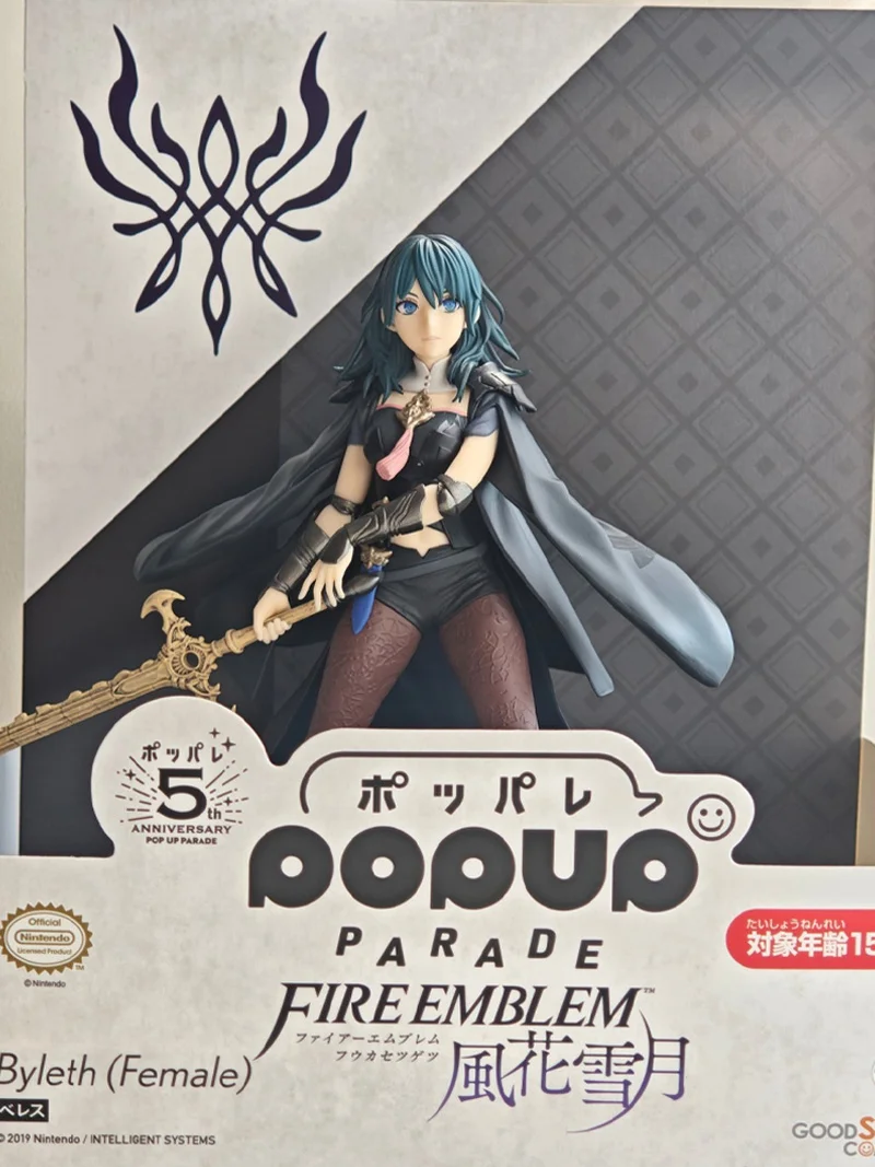 

В наличии подлинная хорошая улыбка компании Fire Emblem: Threehouses Byleth Модель игрушки Аниме Коллекционные украшения для рабочего стола Игрушки Подарки