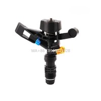 Adjustable Rotating Arm Sprinkler 1/2 Inch Lawn Irrigation Watering Garden Sprayer 360 Degree