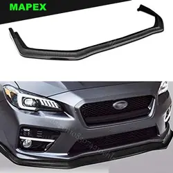 Fits For 15-21 Subaru WRX STI CS-Style Carbon Look Front Bumper Body Lip 3PCS