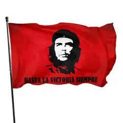 Cuba Revolution Hero EI CHE Ernesto Guevara Flags Memorial Hero Flags for Women Men Gifts Indoor and Garden Outdoor Decoration