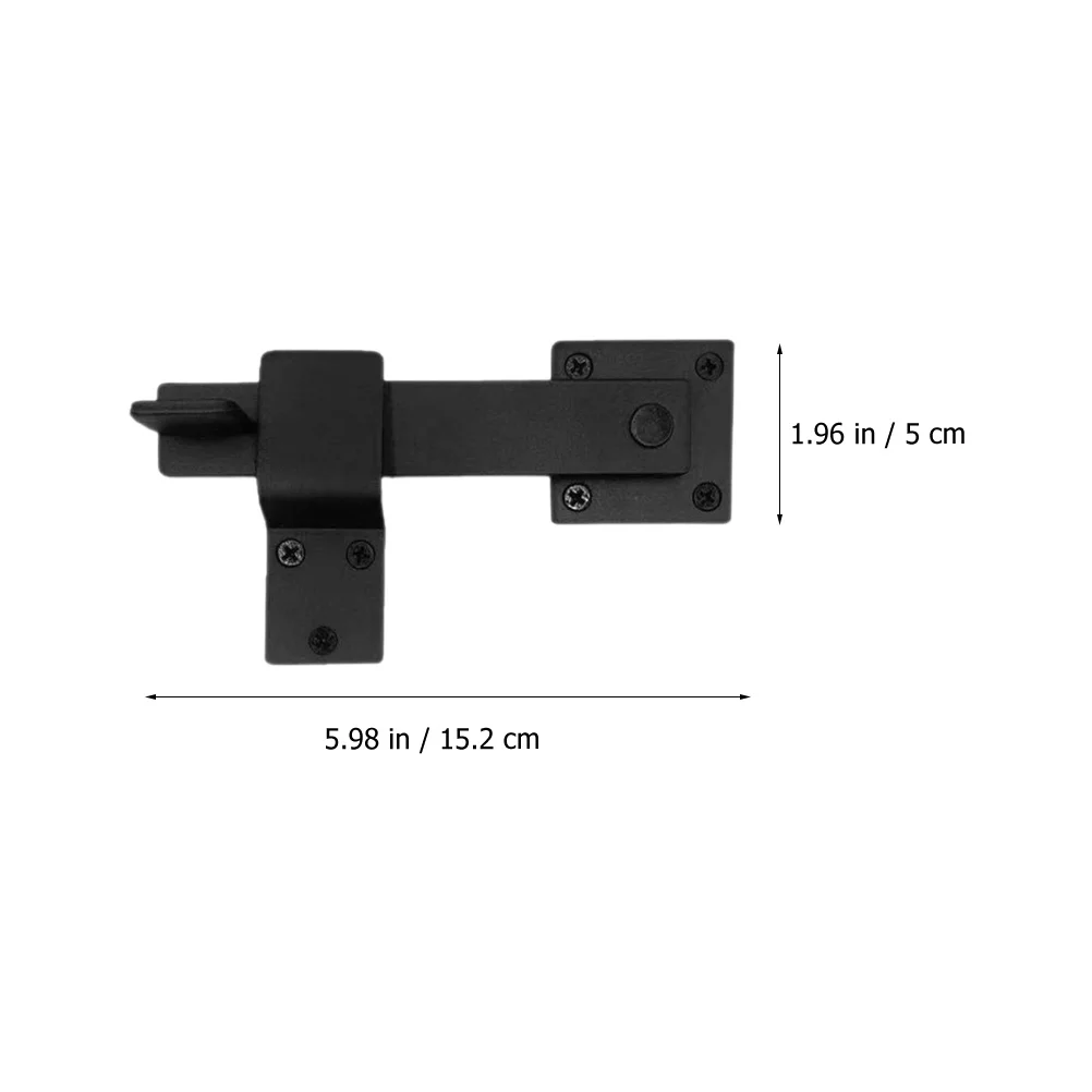 

1 Set Latch Hardware Iron Barn Lock 180 Degree Sliding Door Latch For Bathroom Fence Gate Wrought Iron Gates Door Hook Hasp