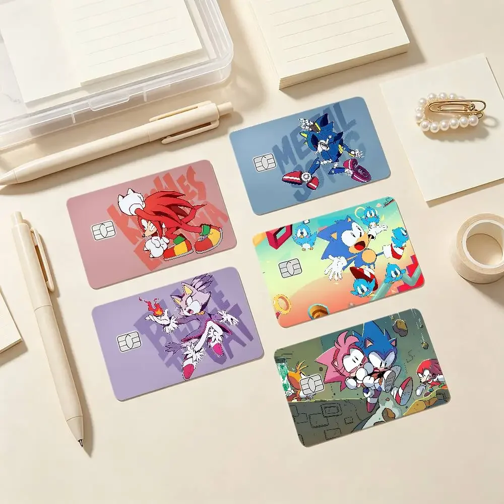 S-SupersonicS-s-SonicS-Game Card Stickers Credit Card DIY Card Protector Stickers Waterproof Film Skin Cover