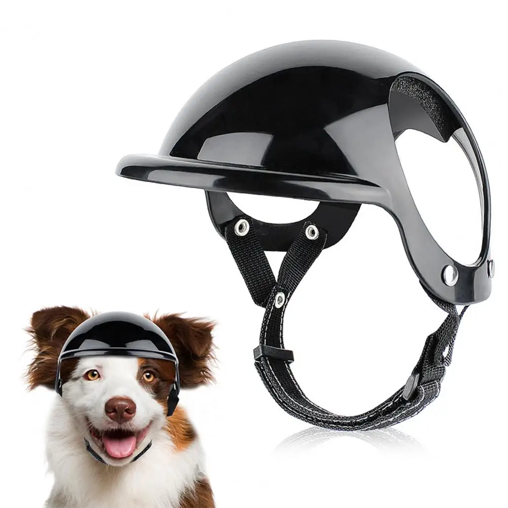 Polyester  Excellent Pet Dog Bike Motorcycle Hard Safety Helmet Attractive Puppy Headwear Ultra-Light   Pet Supplies