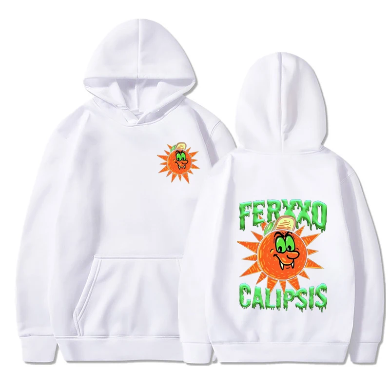 Rapper Feid Ferxxocalipsis World Tour 2024 Tee Shirt Men\'s Women Harajuku Hip Hop Style Hoodie Cotton Fashion Hooded Top